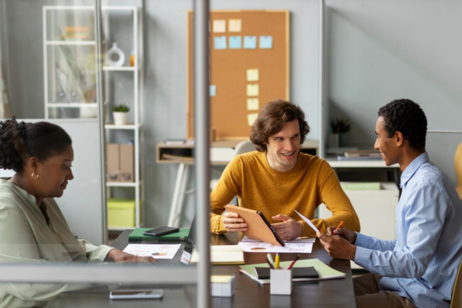 Person reviewing monthly expenses and budget plans